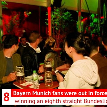 Bayern fans react after sealing eighth straight Bundesliga title