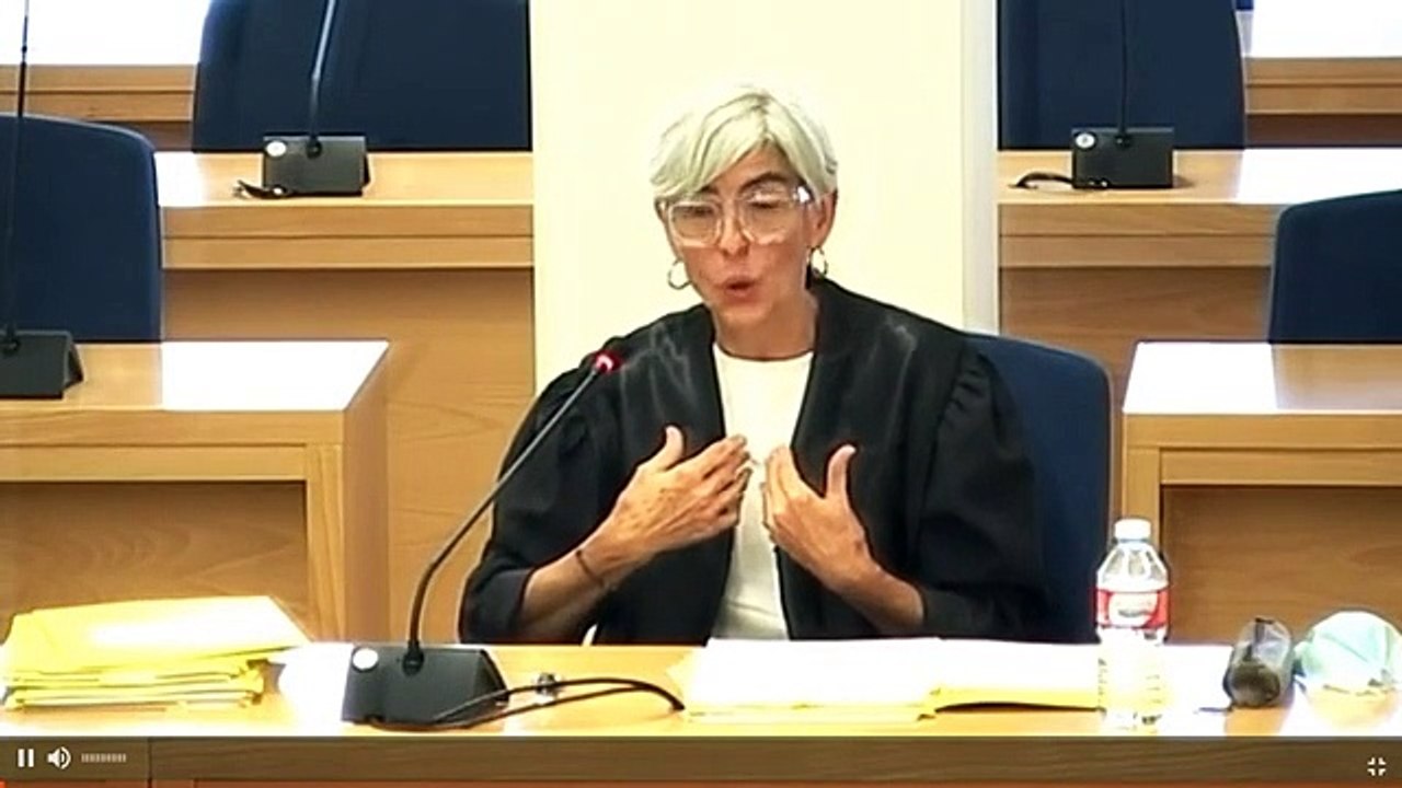 Olga Tubau s'emociona en la conclusió del seu informe final sobre Trapero i Laplana