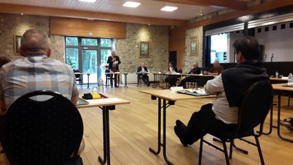 Premier discours d'Eddy Bayard en tant que bourgmestre