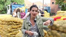La ultraderecha reparte 52 toneladas de patatas en la Comunidad de Madrid