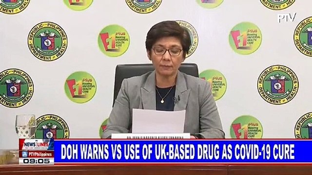 DOH warns vs use of UK-based drug as CoVID-19 cure