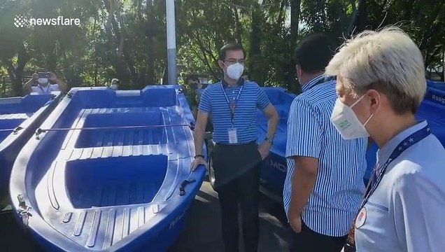 Filipino officials buy 80 rescue boats in preparation for rainy season typhoon