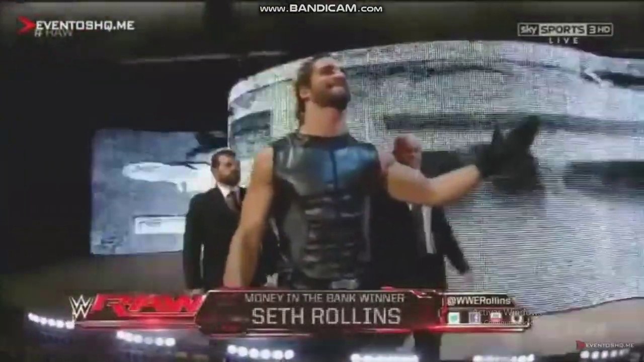 SETH ROLLINS ENTRADA WWE RAW 12/01/15 EN ESPAÑOL