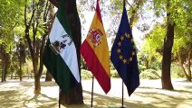 La Junta de Andalucía presenta las esculturas homenaje a la sociedad andaluza