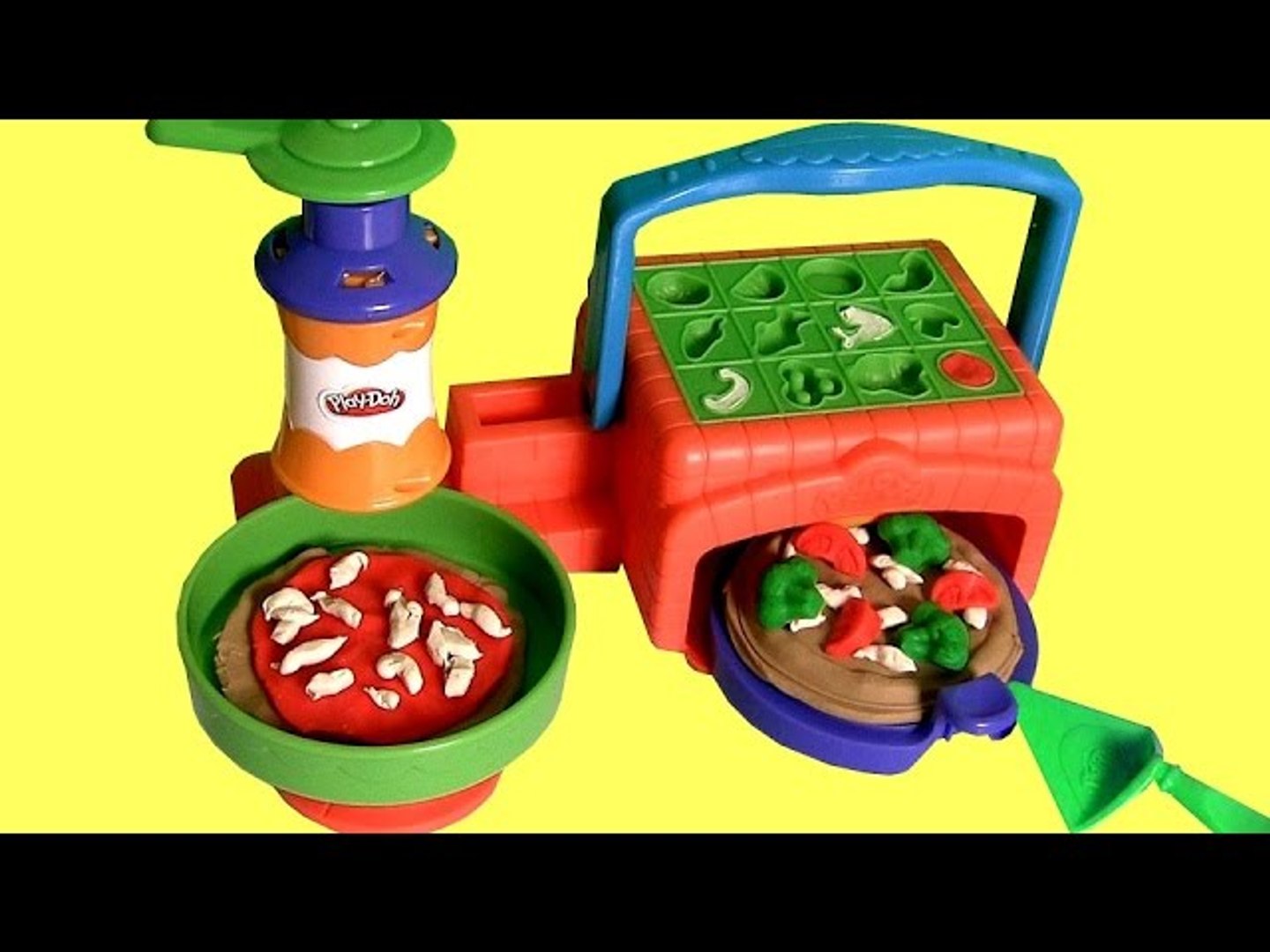 Play-Doh Pizzeria Playdough Playset How to Make Playdough Pizza - video  Dailymotion