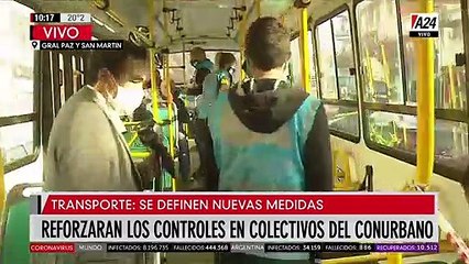 Refuerzan controles en Av. San Martín y General Paz