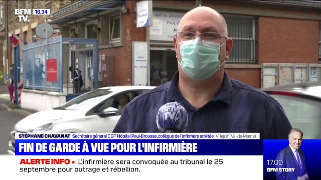Violences en marge de la manifestation des soignants: un collègue de l'infirmière arrêtée témoigne