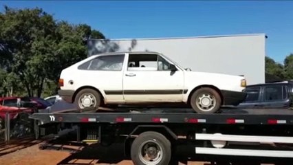 Veículo Gol é recuperado no Bairro Floresta e levado à delegacia