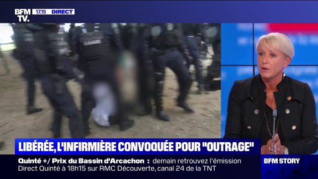 Infirmière interpellée: pour Gaëlle James, si elle a des blessures, c'est qu'elle ne s'est pas laissée faire