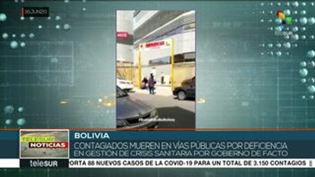 Bolivia: crecen denuncias del colapso hospitalario frente a COVID-19