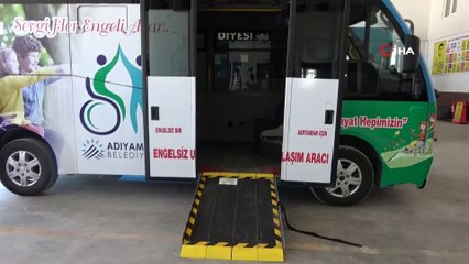 Engelsiz ulaşım aracı hizmette