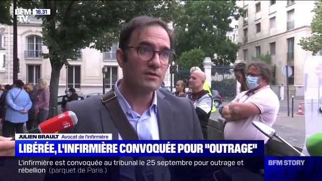 Infirmière interpellée: selon son avocat, elle n'a pas du tout envie d'être opposée aux forces de police