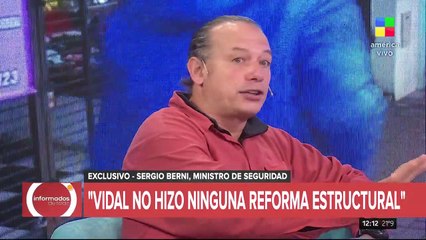 Sergio Berni: "La policía no se compra, se hace"