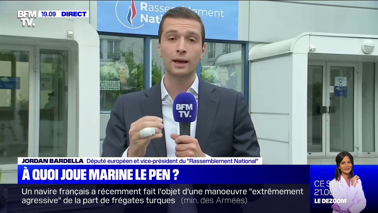 Jordan Bardella: "Il y a des minorités d'extrême gauche qui sont aujourd'hui couvertes par le gouvernement"
