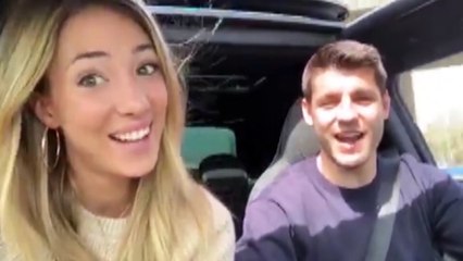 Alice Campello y Álvaro Morata celebran su aniversario más especial