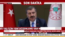 Sağlık Bakanı Fahrettin Koca Bilim Kurulu toplantısının ardından açıklamalarda bulunuyor