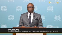 Bénin : compte-rendu du conseil des ministres du mercredi 17 juin 2020