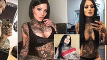 Top News - Modelja e tatuazheve/ Hit në rrjet me 'vetëdamkosjen'