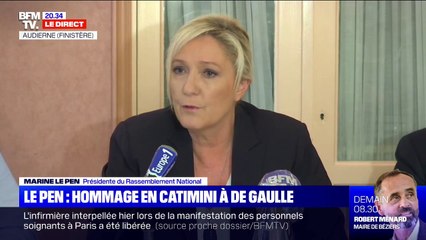 Huée lors de son déplacement en Bretagne, Marine Le Pen dénonce "les antifas"