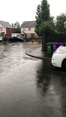 Storm Kayaking in the Street