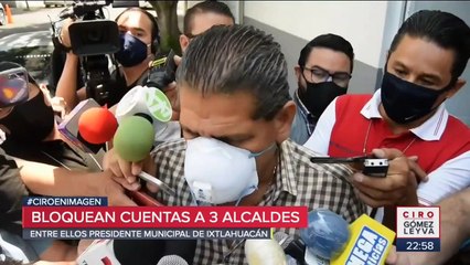 Bloquean cuentas de alcaldes por supuestos vínculos con CJNG