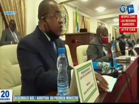 RTG / Assemblée nationale - Audition du premier ministre Julien Nkoghe Bekale