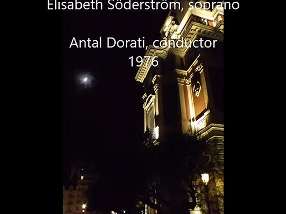 Elisabeth Söderström: Final Scene from Capriccio by Strauss