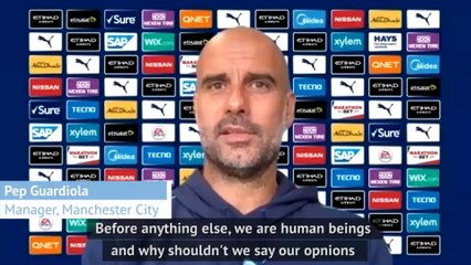 Guardiola praises Rashford for 'making a better society'