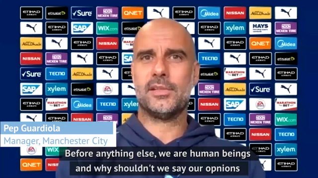 Guardiola praises Rashford for 'making a better society'