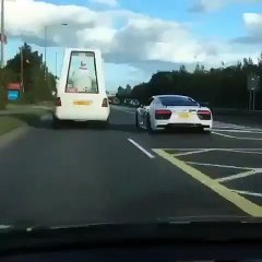 Wow, is the car designed for Pope? Bulletproof? 