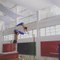 Guy Hits Neck on Horizontal Bar While Practicing Gymnastic Routine