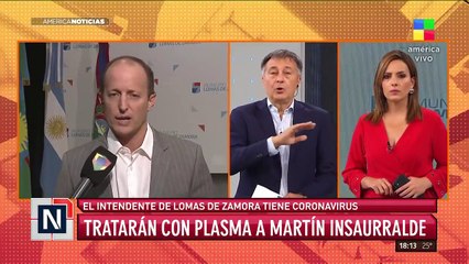 Tratarán con plasma a Martín Insaurralde