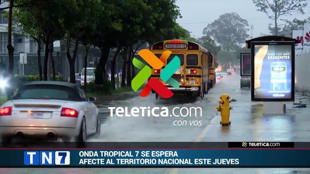 tn7-Onda tropical #7 incrementará intensidad de lluvias este jueves-170620