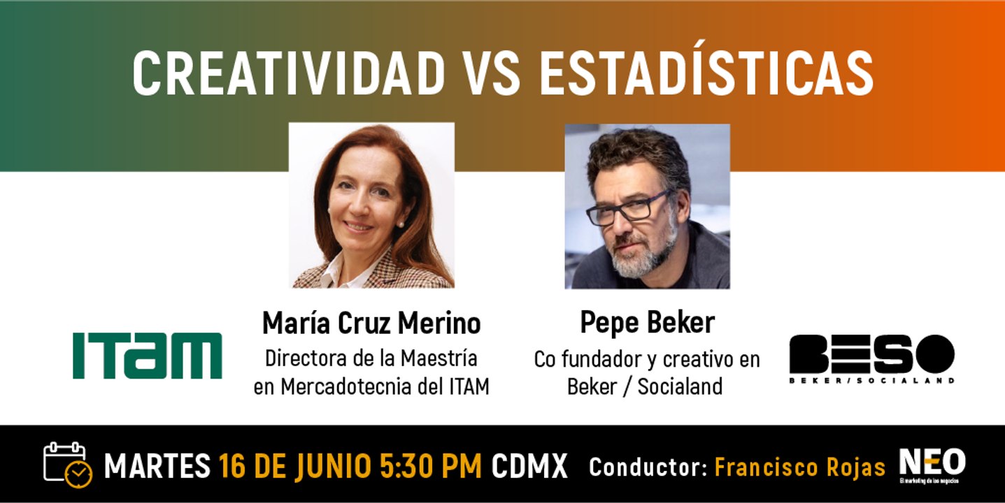 Webinar: Creatividad vs Estadísticas
