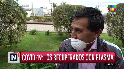 Covid-19: los recuperados con plasma