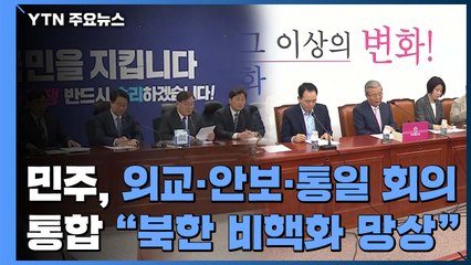 민주당, 외교·안보·통일 자문회의...통합당 "북 비핵화 실현 망상" / YTN