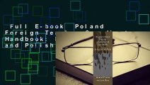 Full E-book  Poland Foreign Teacher Coordinator Handbook: In English and Polish  For Online