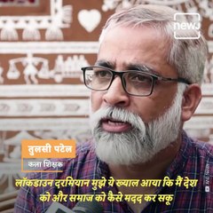 This Man Depicts Current Situation Through Warli Painting