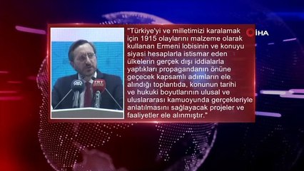 YİK'de 1915 olayları ile ilgili asılsız iddialara karşı atılacak adımlar ele alındı