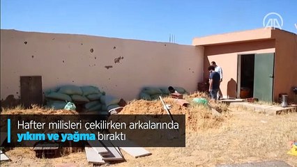 Libya halkından, evlerini mayın ve patlayıcılardan temizleyen TSK'ya teşekkür