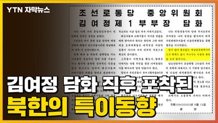 [자막뉴스] '폭파 예고' 김여정 담화 직후 포착된 북한의 특이동향 / YTN
