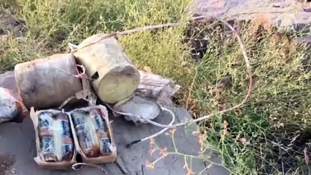 Haftanin bölgesinde PKK terör örgütünün tuzakladığı mayın ve EYP’ler etkisiz hale getiriliyor