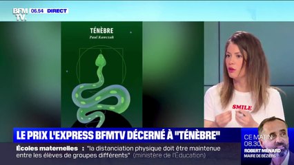 Le prix L'express BFMTV a été décerné à Paul Kawczak pour son roman "Ténèbre"