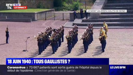 La cérémonie du 80e anniversaire de l'appel du 18 juin commence