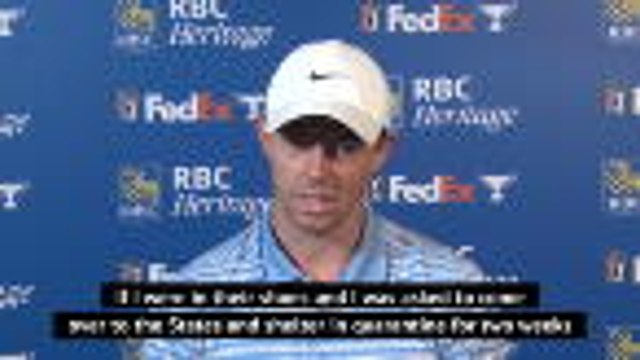 It's not hard to travel and quarantine - McIlroy takes a dig at European players