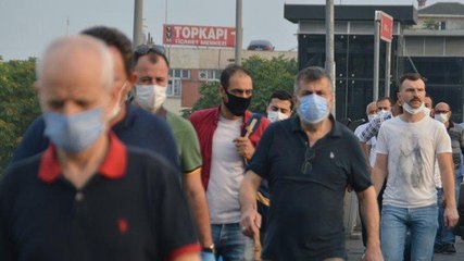 Video herunterladen: İstanbullular güne maske ile uyandı