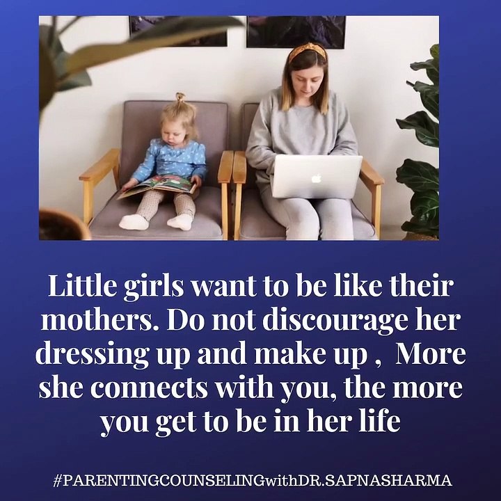 Your Little Girl Copying You - An Opportunity to Form Wonderful Bond with Her