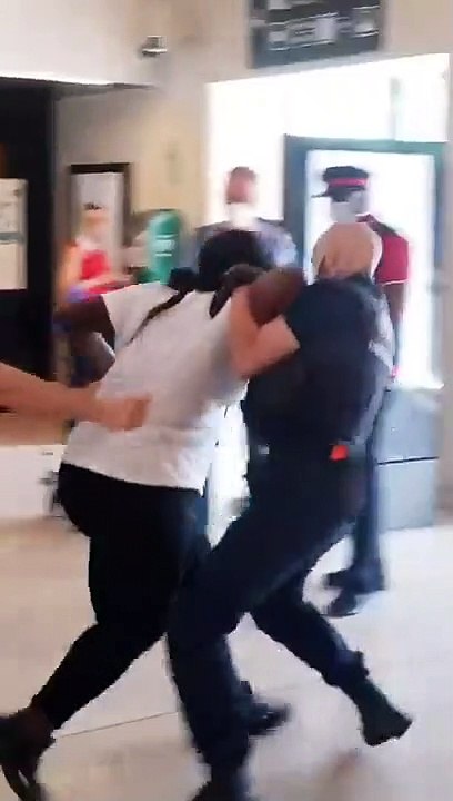 Vue plus d'un million de fois, l'arrestation musclée d'une femme noire enceinte à la gare d'Aulnay-sous-Bois provoque l'indignation