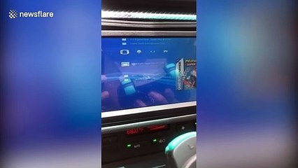 US student uses tech to play Mario and Sonic through car radio screen