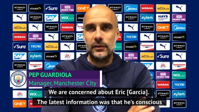 Man City 'concerned' about Eric Garcia after sickening clash